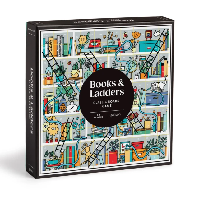 Books and Ladders Classic Board Game by Galison