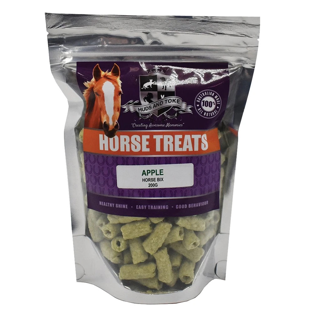 Huds & Toke Horse Apple Bix Natural Pet Training Crunchy Treats 200g