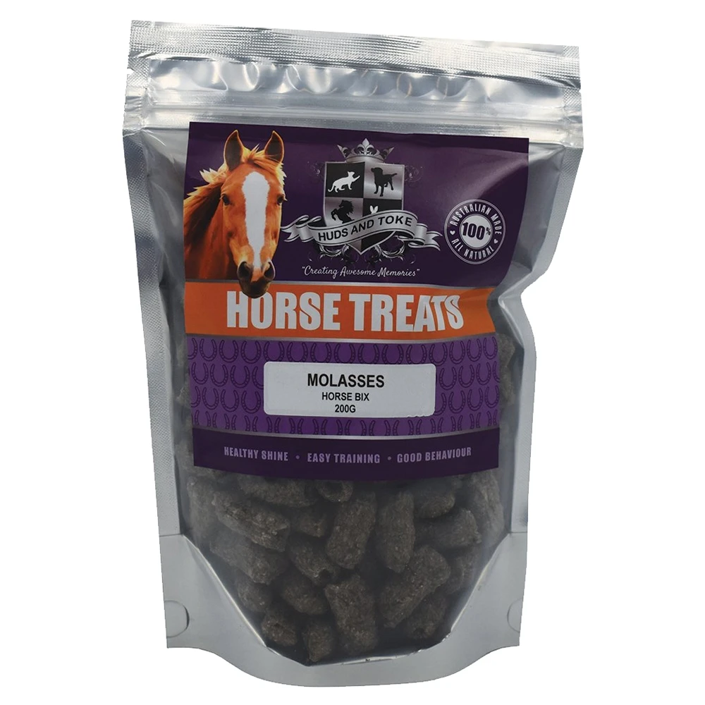 Huds & Toke Horse Molasses Bix Natural Pet Training Crunchy Treats 200g