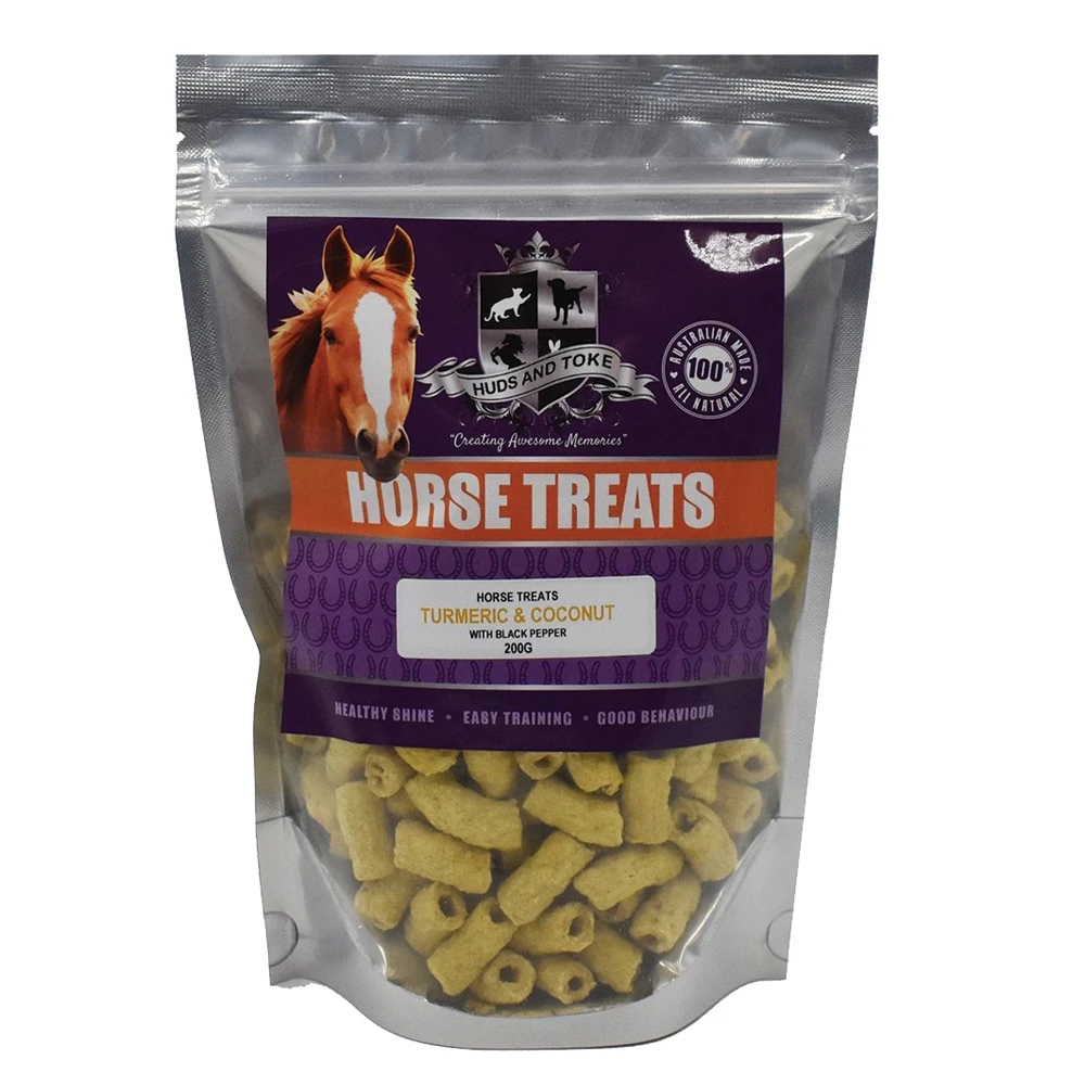 Huds & Toke Horse Turmeric & Coconut Bix Pet Training Crunchy Treats 200g