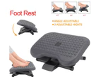 Foot Rest Stool Under Desk Office Home Computer Height Angle Adjustable Footrest Ergonomic Massage