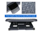 Foot Rest Stool Under Desk Office Home Computer Height Angle Adjustable Footrest Ergonomic Massage