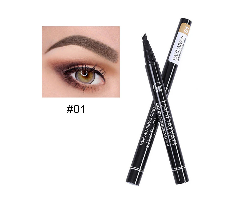 Ultra-fine carved waterproof long-lasting non-smudged 4-head eyebrow pencil four-fork eyebrow pencil 3.5g - 01