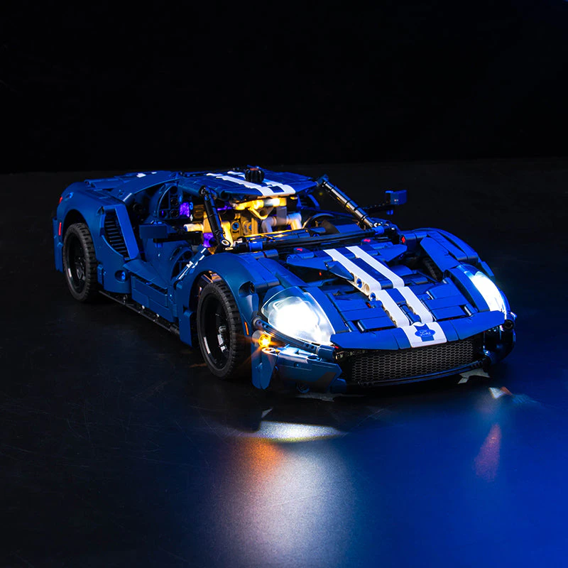 Brick Shine -  Light Kit for LEGO(R) 2022 Ford GT 42154 - Classic Version