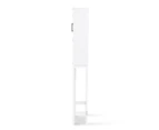 Over-The-Toilet Bathroom Space Saver Storage Organizer Double Door Cabinet White