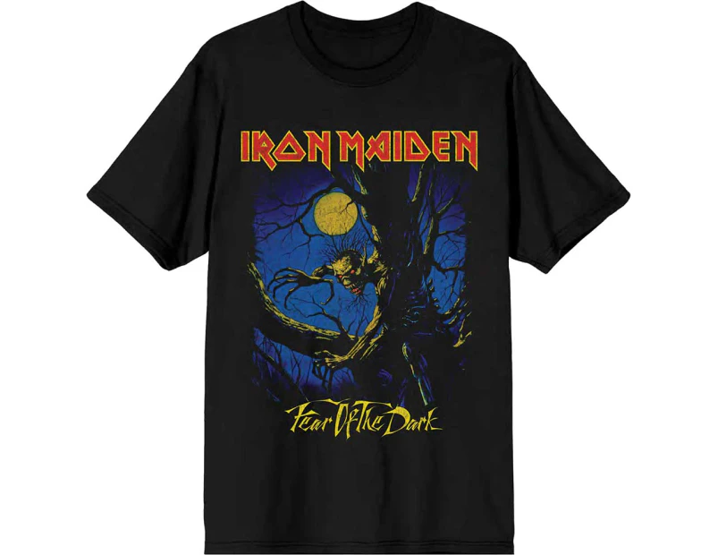 Iron Maiden 'Fear Of The Dark Moonlight' (Black) T-Shirt