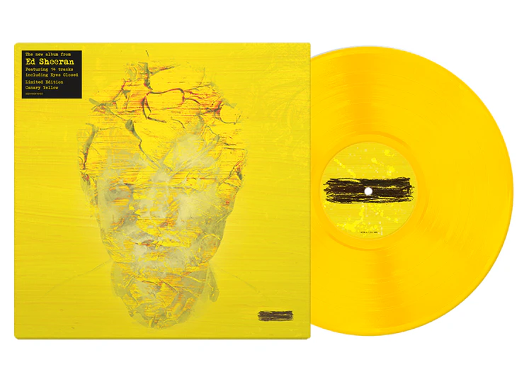 Ed Sheeran - limited YELLOW VINYL LP subtract