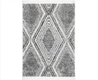 Jester Black And White Geometric Rug