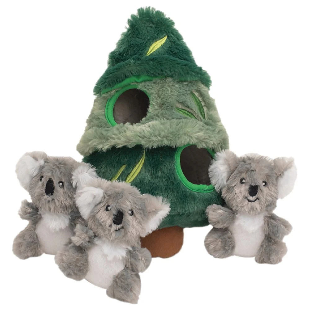 Koala in Tree Zippy Burrow 28cm x 18cm x 13cm Soft Plush Dog & Puppy Toy by ZippyPaws