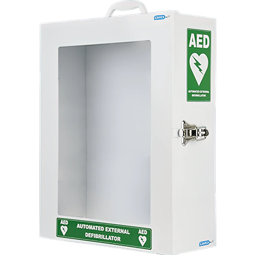 Cardiact Aed/defibrillator Metal Wall Mount Cabinet Case Box See Through