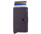 Secrid Miniwallet Compact RFID Wallet - Matte Dark Purple