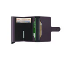 Secrid Miniwallet Compact RFID Wallet - Matte Dark Purple