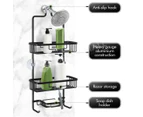 Bathroom Aluminum Shower Caddy 3 Tier Hanging Rack Shelf Shampoo Storage Holder