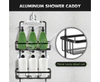 Bathroom Aluminum Shower Caddy 3 Tier Hanging Rack Shelf Shampoo Storage Holder