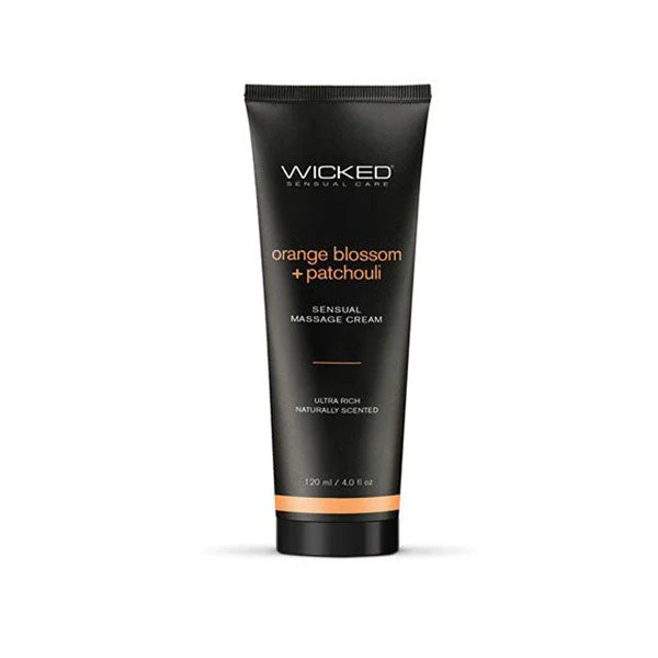 Wicked Orange Blossom Patchouli Sensual Scented Massage Cream 120 Ml