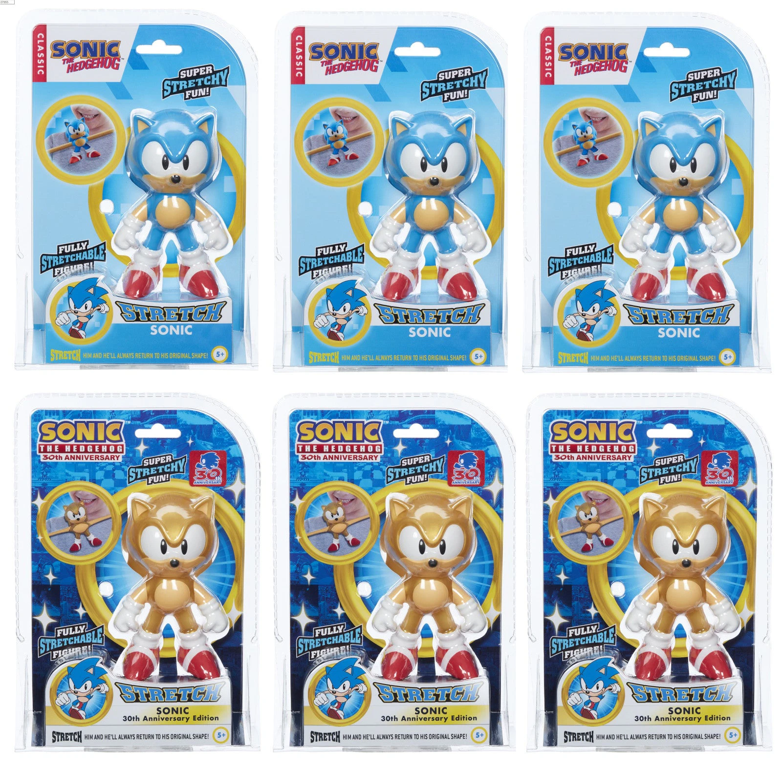 Stretch Sonic the Hedgehog Mini Assortment (6 in the Assortment)