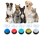 Dog Buttons for Communication Voice Recordable Buttons Dog for Words and Answer Buttons for Dog Tranning of 5 pcs