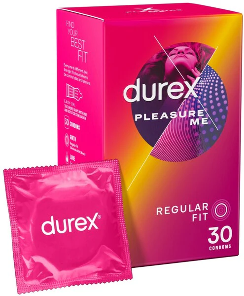 Pleasure Me - Ribbed & Dotted - 30 Condoms Retail Pack