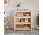 vidaXL Book Cabinet 80x35x97 cm Solid Wood Pine