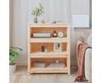 vidaXL Book Cabinet 80x35x97 cm Solid Wood Pine