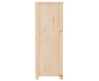 vidaXL Book Cabinet 80x35x97 cm Solid Wood Pine