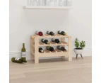 vidaXL Wine Rack 61.5x30x42 cm Solid Wood Pine