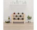 vidaXL Wine Rack 61.5x30x42 cm Solid Wood Pine