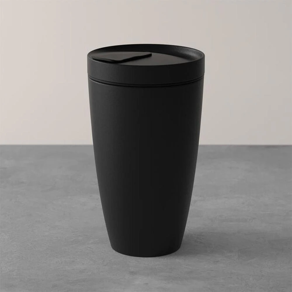 Manufacture Rock Coffee To Go Mug (Matt Black) - 350mL