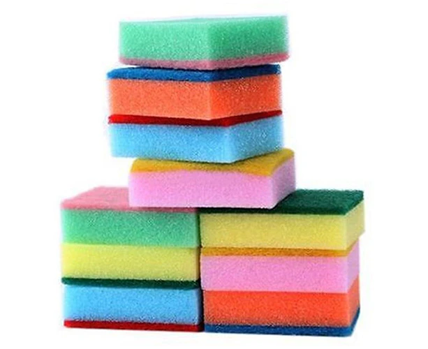 Kveinn 10Pcs Detergent Free Cleaning Sponges Kitchen Bathroom Tools Magic Sponges