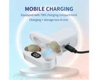 Intelligent New Style Hearing Aid Rechargeable Low-Noise Wide-Frequency 1-Click Operation Sound Amplifier Deaf Hearing Aids - Beige