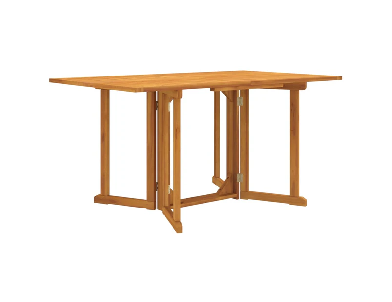 Folding Butterfly Garden Table 150x90x75 cm Solid Wood Teak