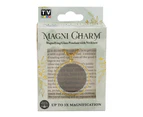 TV Shop Magni Charm Portable Elegant Hanging Magnifying Reading Glass Gold