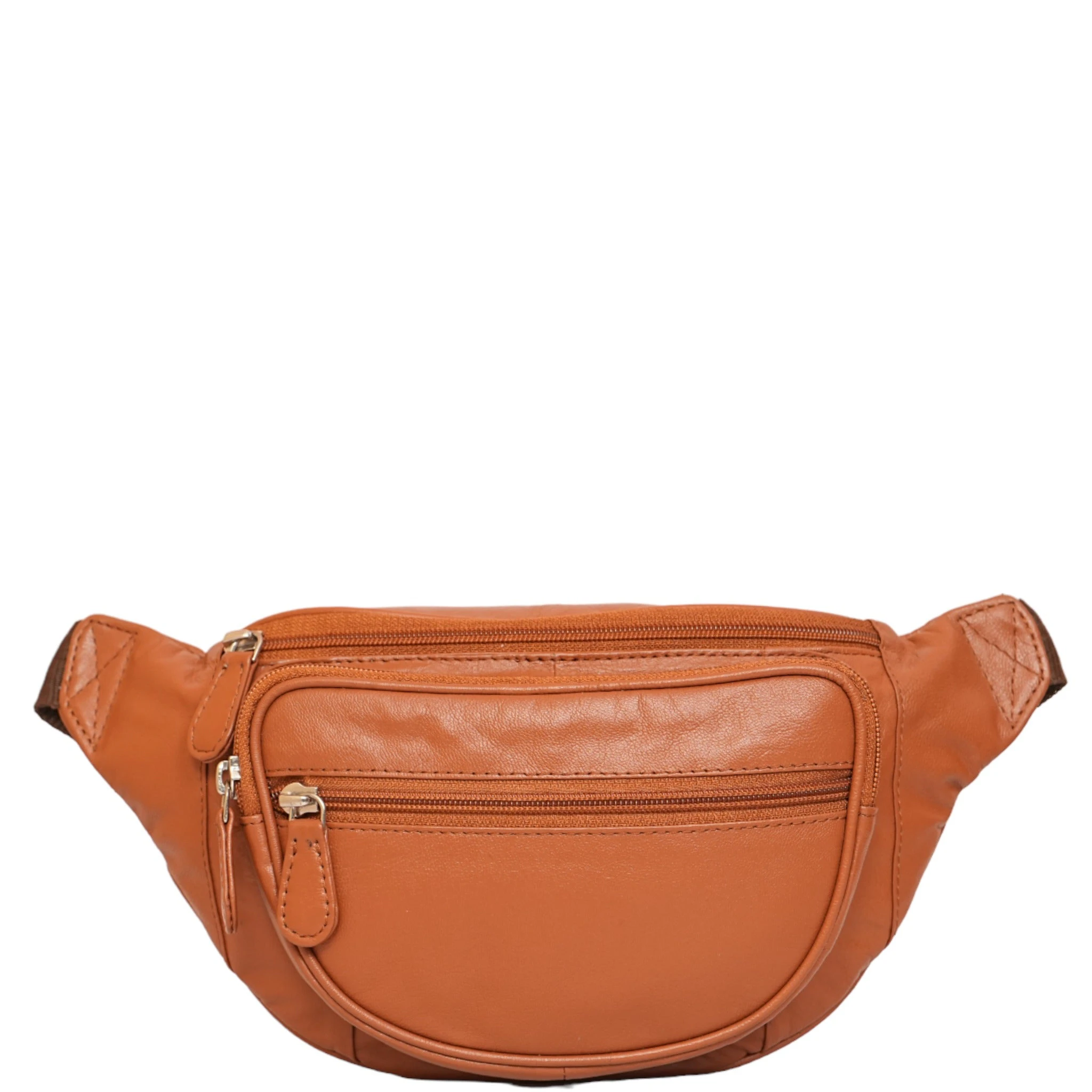 Leather Waist Bag GBB054 - Tan