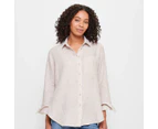 Target European Linen Long Sleeve Shirt - Neutral