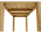 FurnitureOkay Essex Teak Outdoor Bar Table (140x60cm)