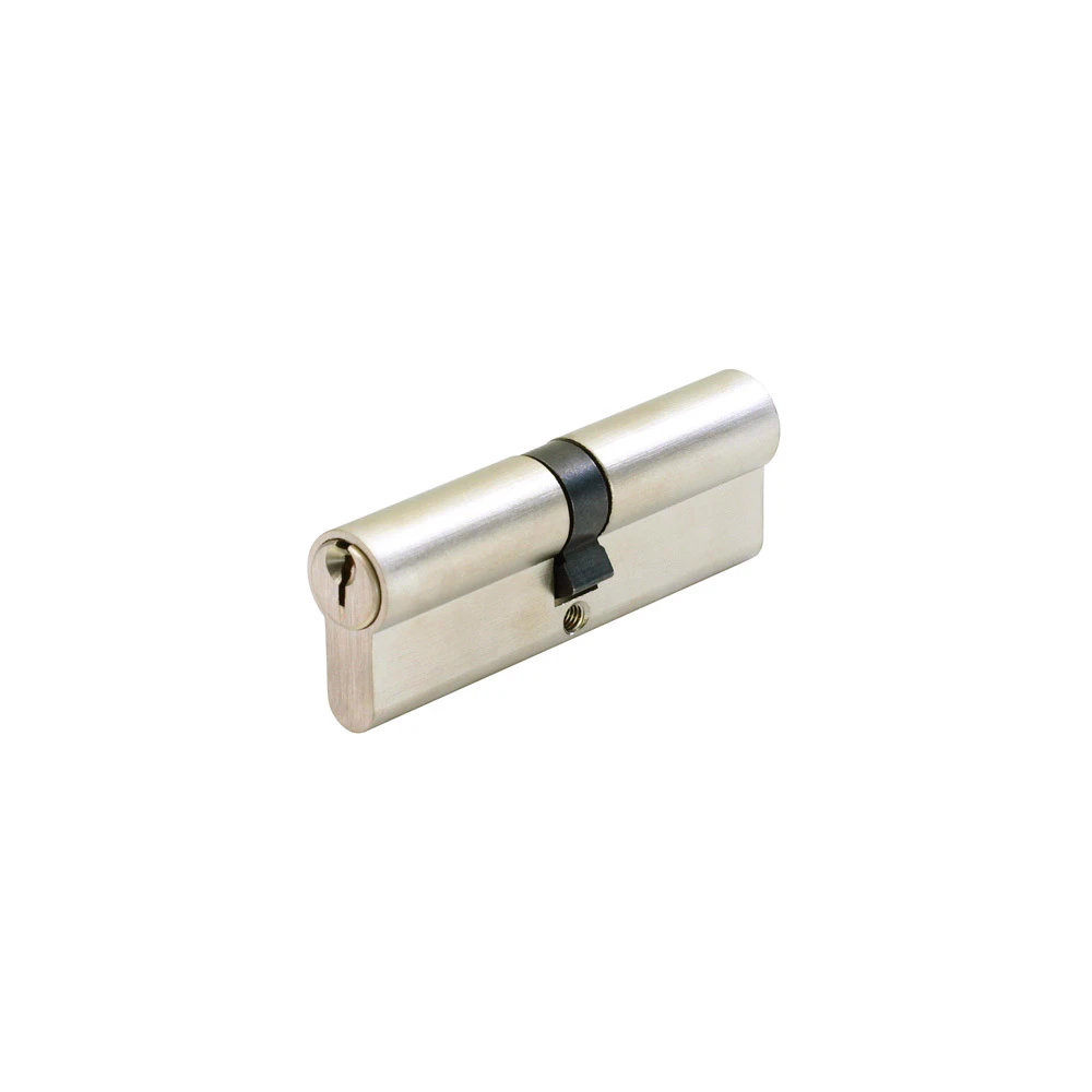 Zanda Euro Double Cylinder 5 Pin (Key/Key) Keyed Alike 60mm Brushed Nickel 1121.KA.BN