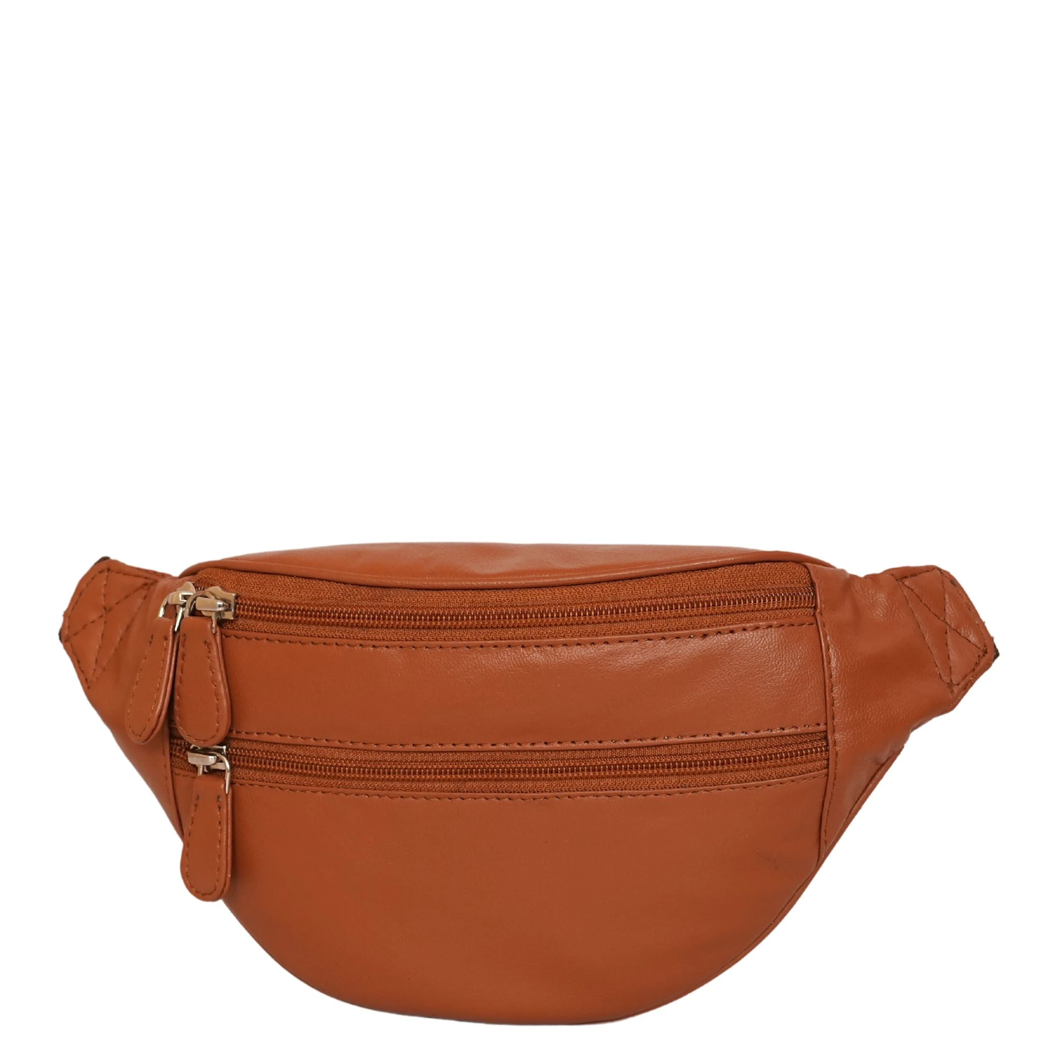 Leather Waist Bag GBB012 - Tan