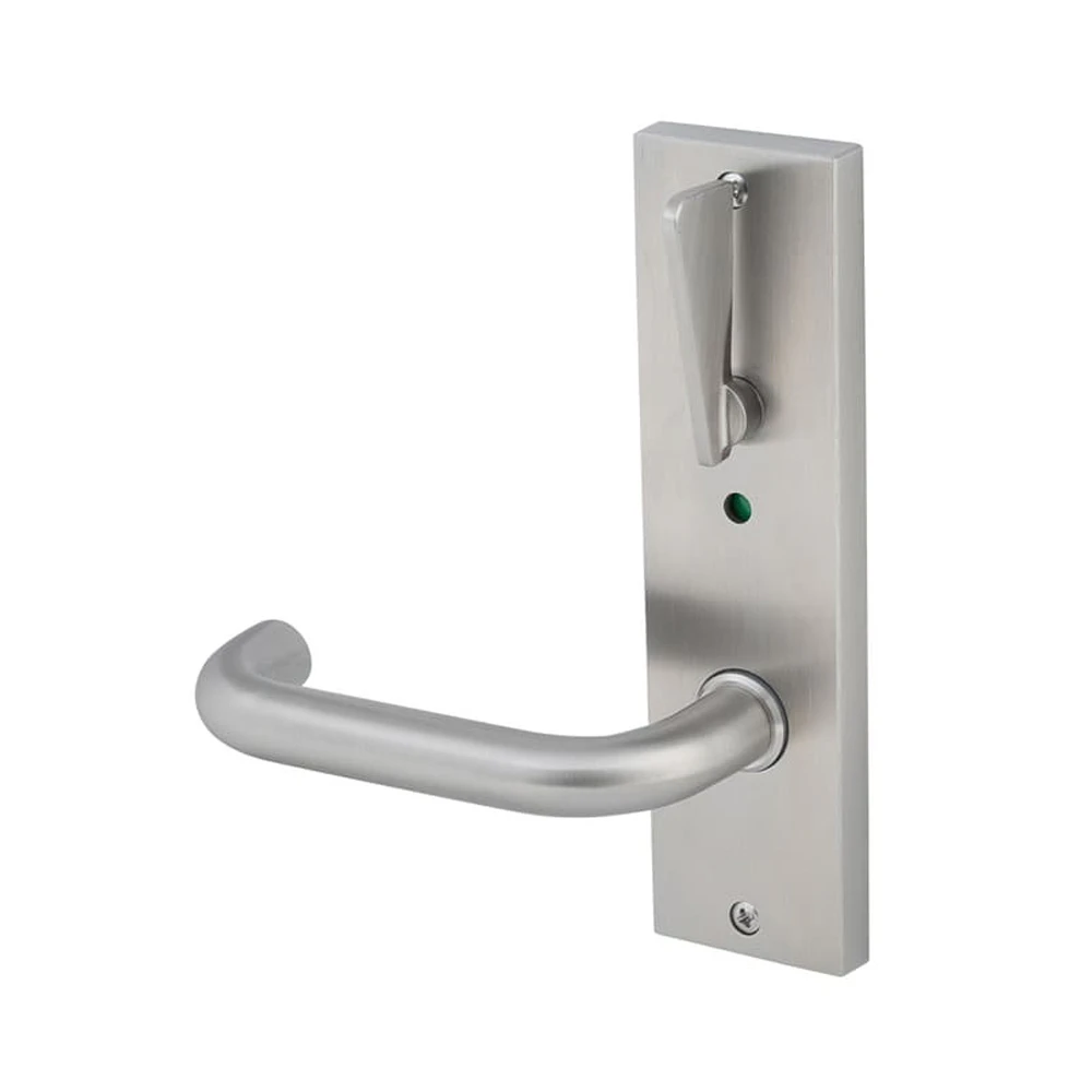 Dormakaba 6600 Series Door Lever On Square End Plate Left Hand Disabled Turn w/ Indicator Satin Stainless Steel 6657/30GL