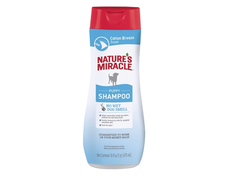 Natures Miracle Puppy Grooming Shampoo Cotton Breeze Scent 473ml