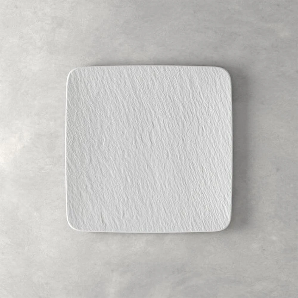 Manufacture Rock Blanc Square Serving/Gourmet Plate (White) - 32.5x32.5x1.5cm