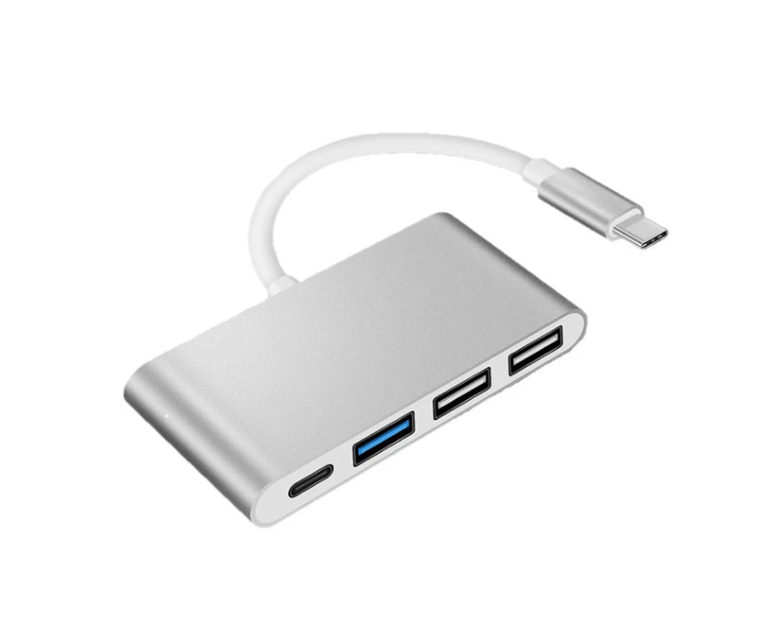 Type C To 2 Usb 2.0 + Usb 3.0 + Type C Hub Spliter