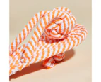 Pet Toy High Elasticity Relieve Boredom Lightweight Teething Indestructible Pet Chewers Toys Pet Toy -Orange