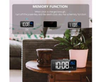 Digital Alarm Clock with USB Port for Charging,Adjustable Brightness Dimmer, LED Alarm Clock with Snooze Function,Desk Alarm Clock