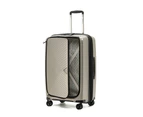 3pc Tosca Space X 20" Carry On 25/29" Trolley Case Set Travel Suitcase Champagne