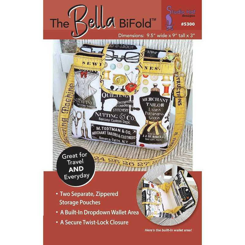 The Bella BiFold Bag Pattern Studio Kat Designs