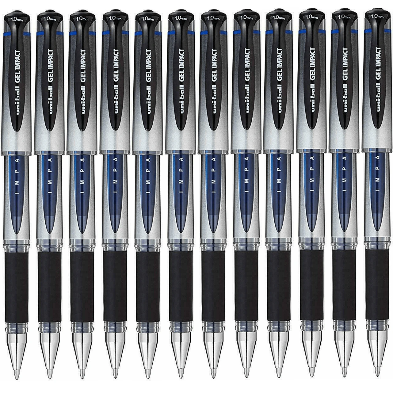 Uni Ball Um153 Signo Broad Gel Impact Ink Pen 1.0mm Blue Box 12