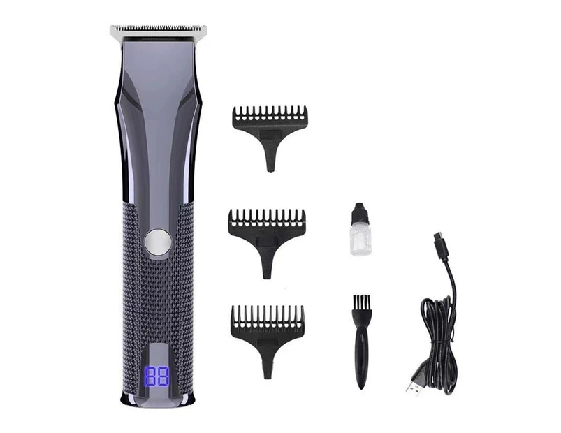 Mens Hair Clippers For Men Professional Hair Cutting Kit Cordless Men Clippers For Hair Cutting,Gray-Blue