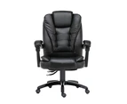 Executive Massage Office Chair Premium PU Leather Recliner Computer Gaming Seat