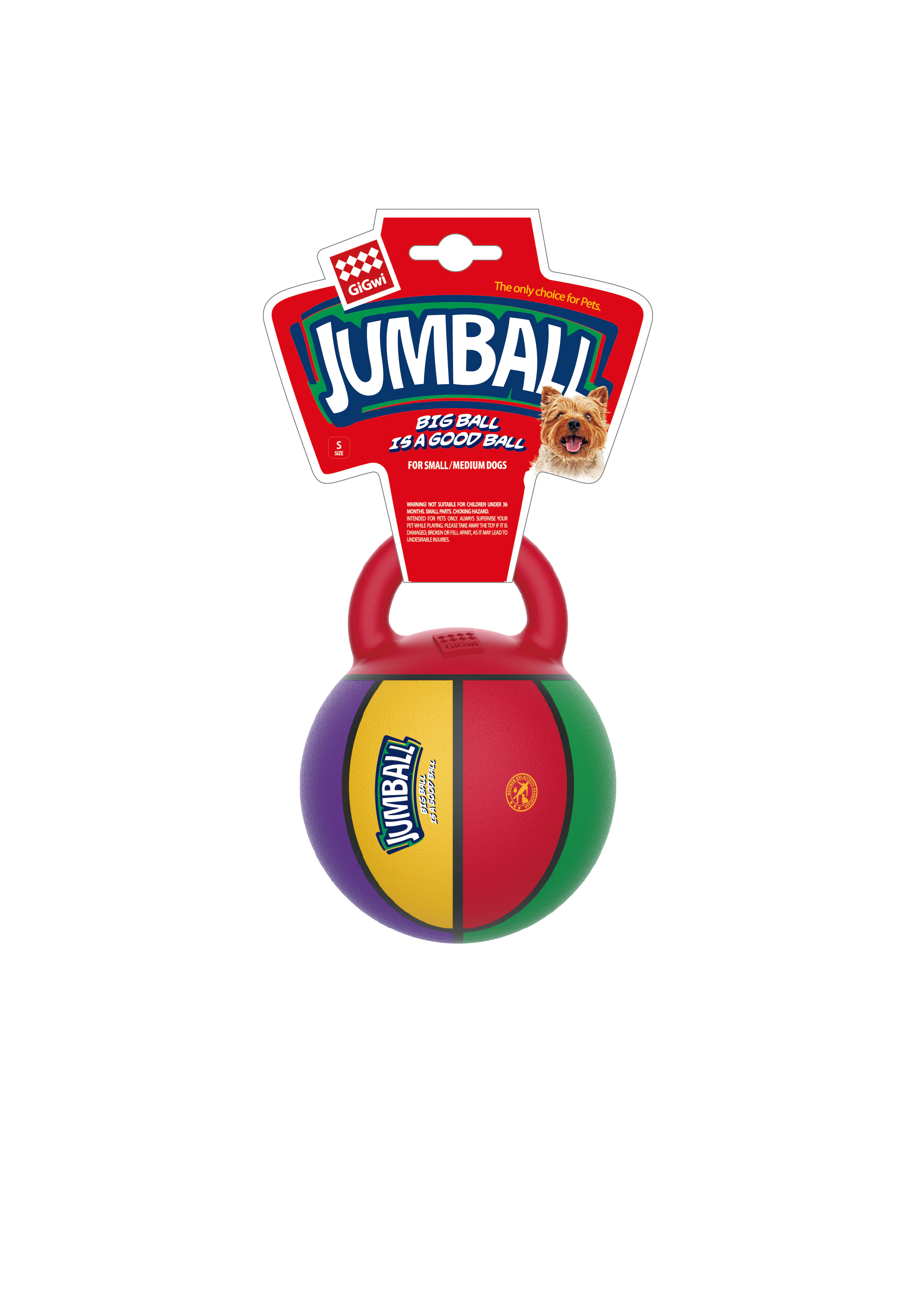 GIGWI JUMBALL BASKETBALL COLOURED MINI