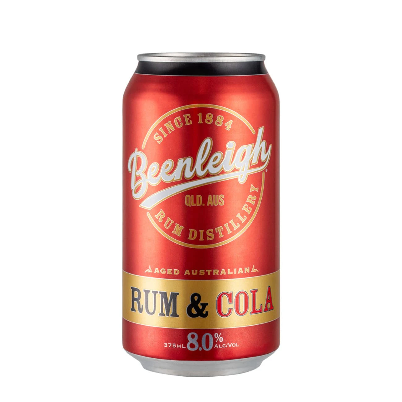 Beenleigh Rum & Cola, 375ml 8% Alc